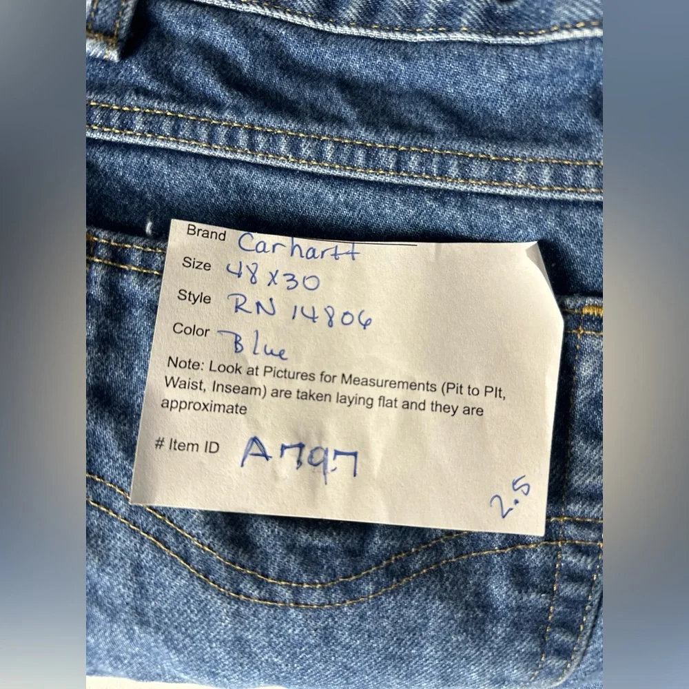 Carhartt Men’s Jeans‎ 48x30
